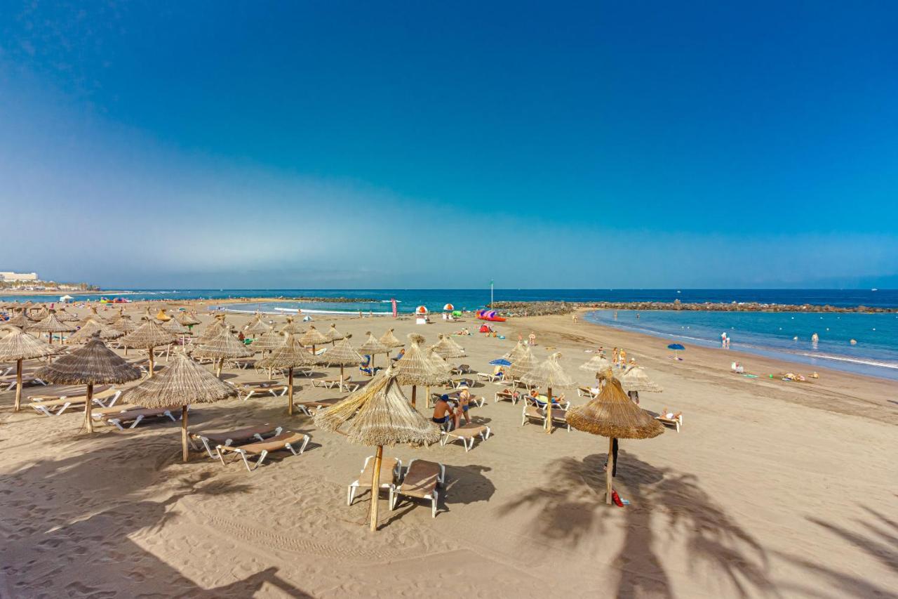 Fantastic Large Studio In Front Of Beach Heated Pool Wifi Arona  Dış mekan fotoğraf