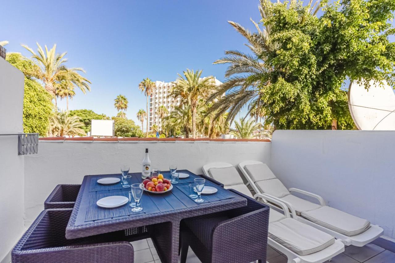 Fantastic Large Studio In Front Of Beach Heated Pool Wifi Arona  Dış mekan fotoğraf