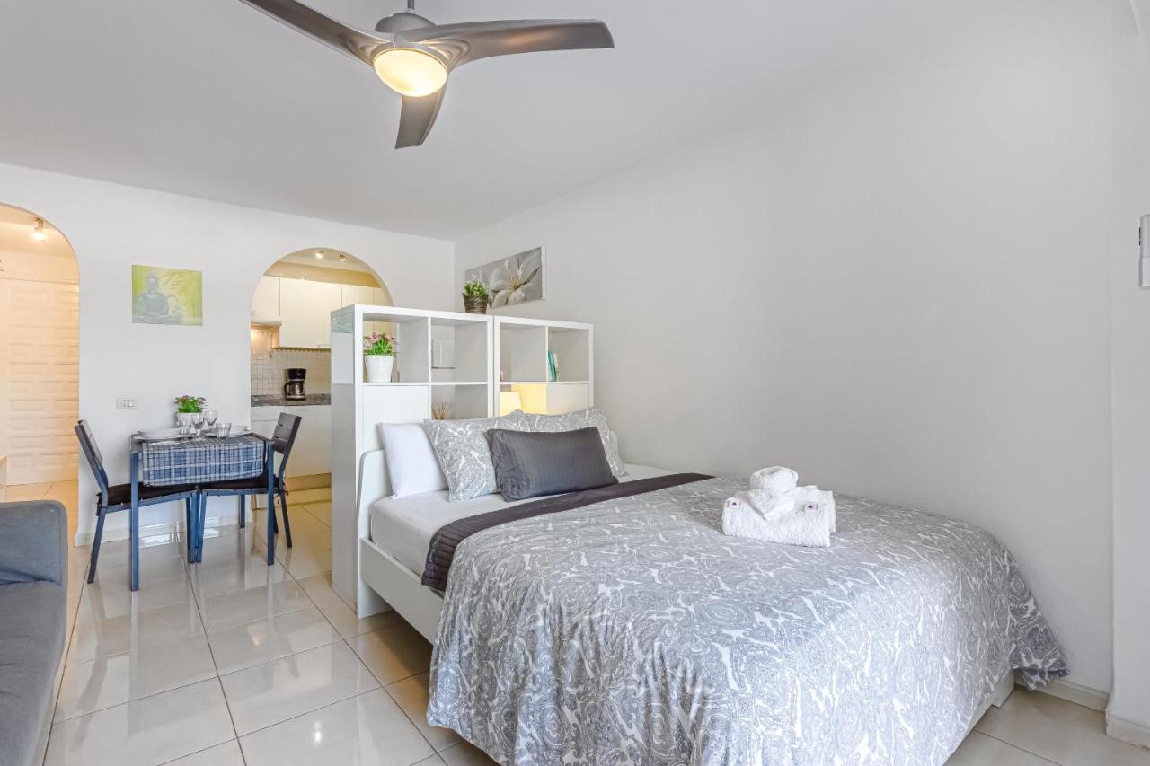 Fantastic Large Studio In Front Of Beach Heated Pool Wifi Arona  Dış mekan fotoğraf