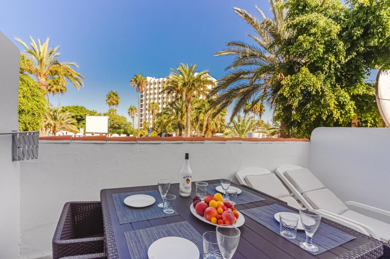 Fantastic Large Studio In Front Of Beach Heated Pool Wifi Arona  Dış mekan fotoğraf