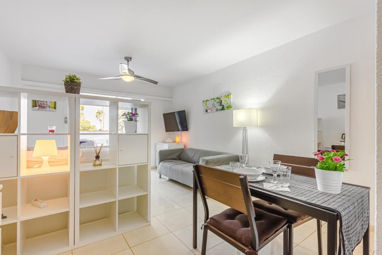 Fantastic Large Studio In Front Of Beach Heated Pool Wifi Arona  Dış mekan fotoğraf