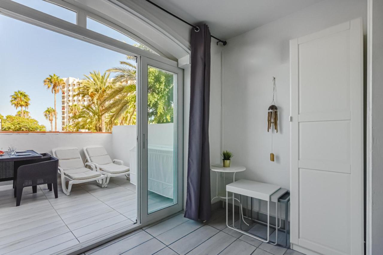 Fantastic Large Studio In Front Of Beach Heated Pool Wifi Arona  Dış mekan fotoğraf